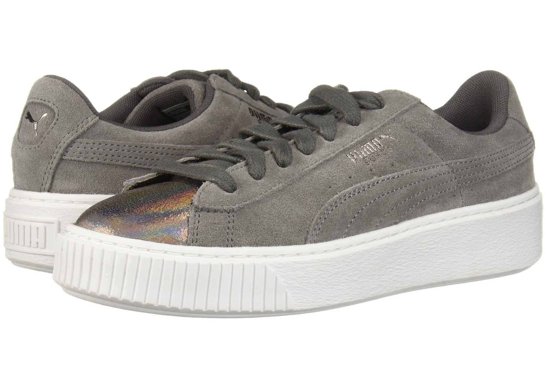 Tenis PUMA Suede Platform LunaLux Smoked Pearl