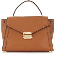 Genti de Mana Whitney M Brown Leather Handbag Femei