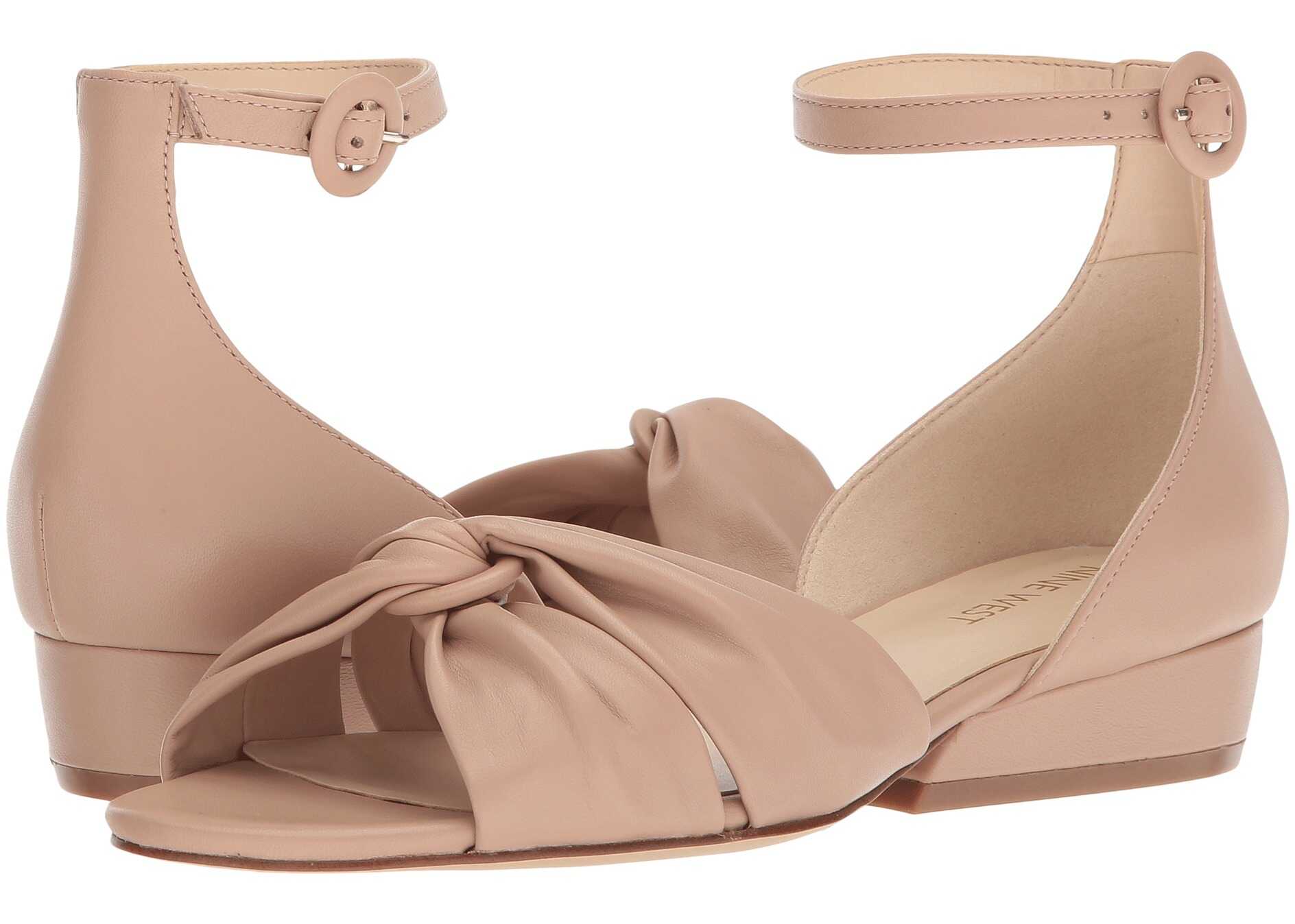 Sandala Nine West Lumsi Sandal Barely Nude Bella Nappa