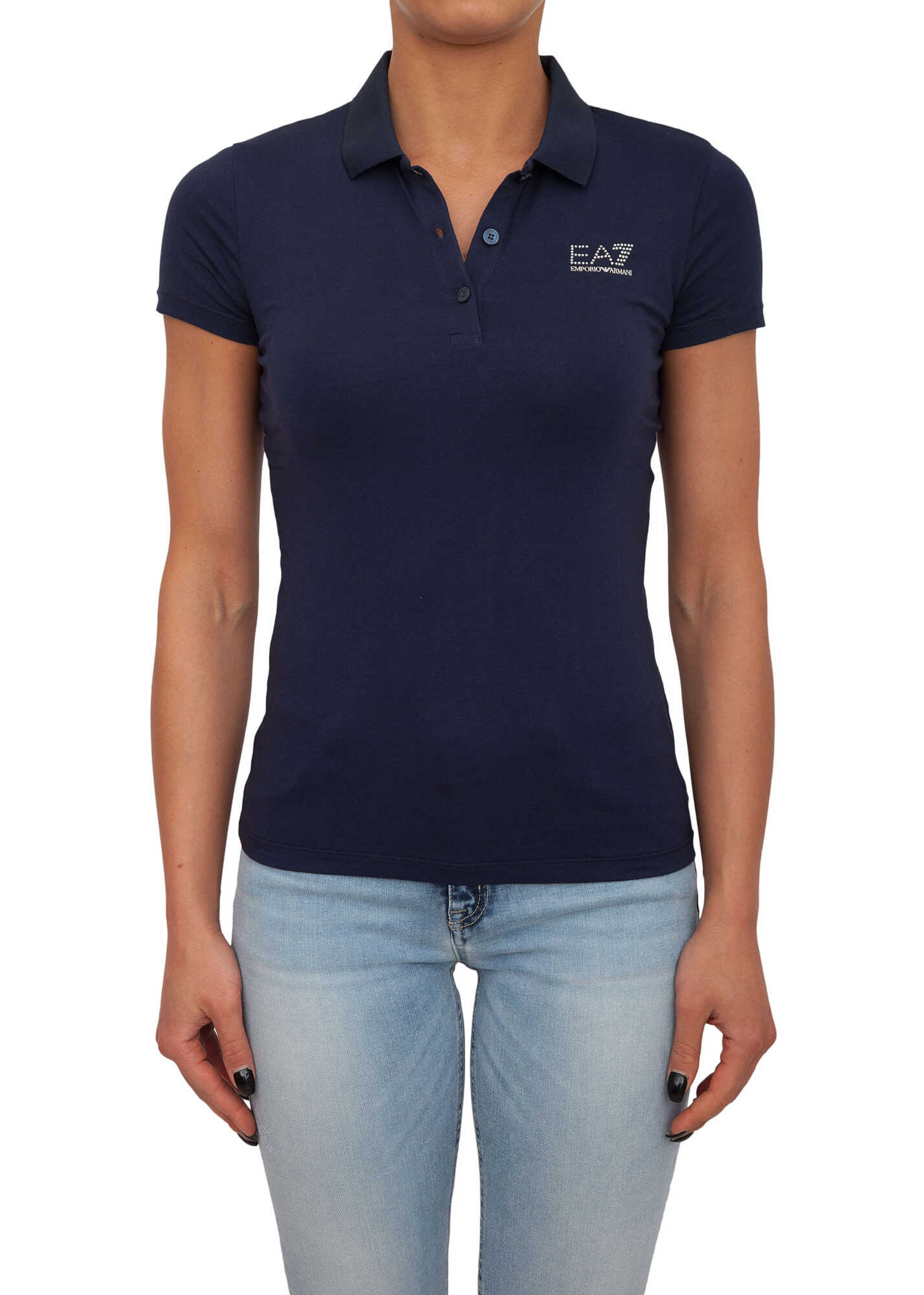 Tricou EA7 Polo Shirt* BLUE