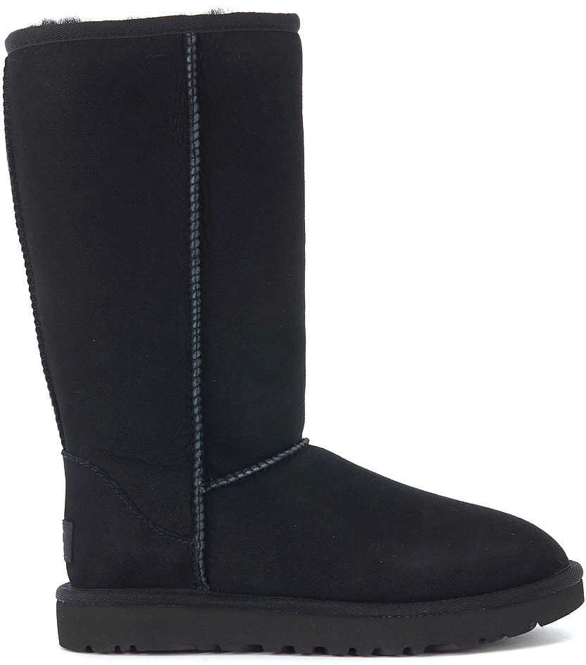 Cizma UGG Classic Ii Black Sheepskin Boots. Black