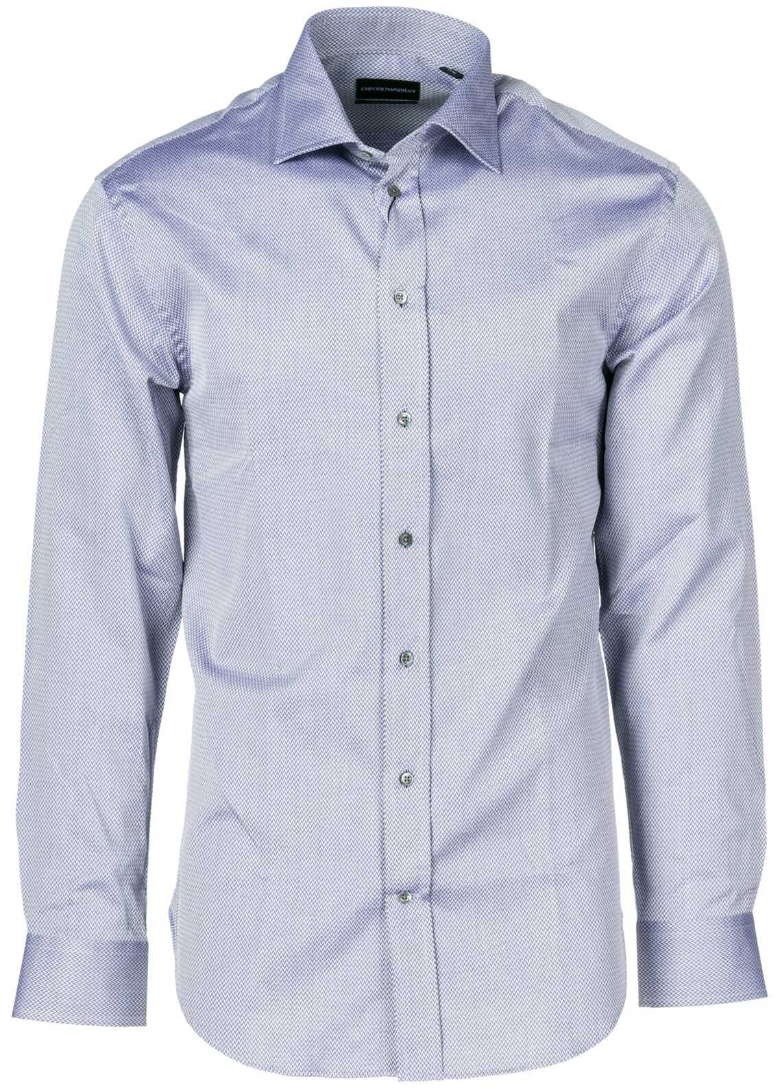 Camasa Emporio Armani Dress Shirt Blue