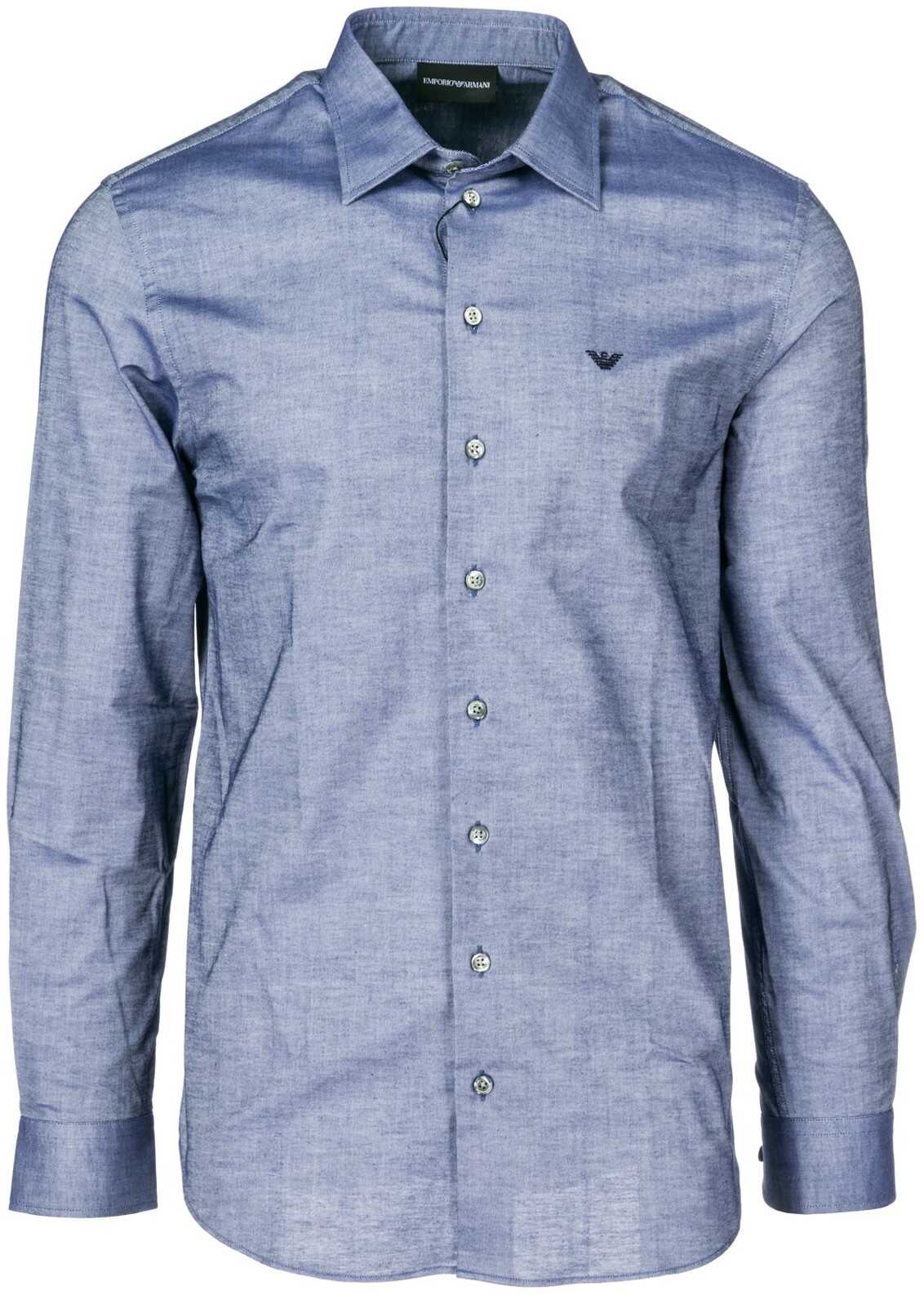 Camasa Emporio Armani Dress Shirt Blue