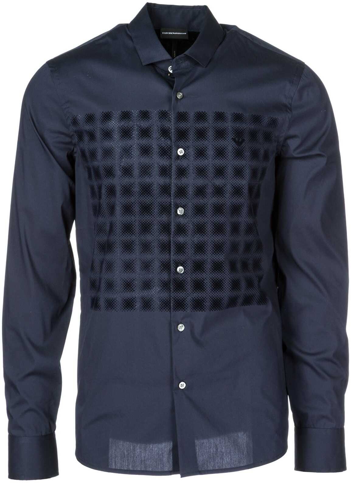 Camasa Emporio Armani Dress Shirt Blue