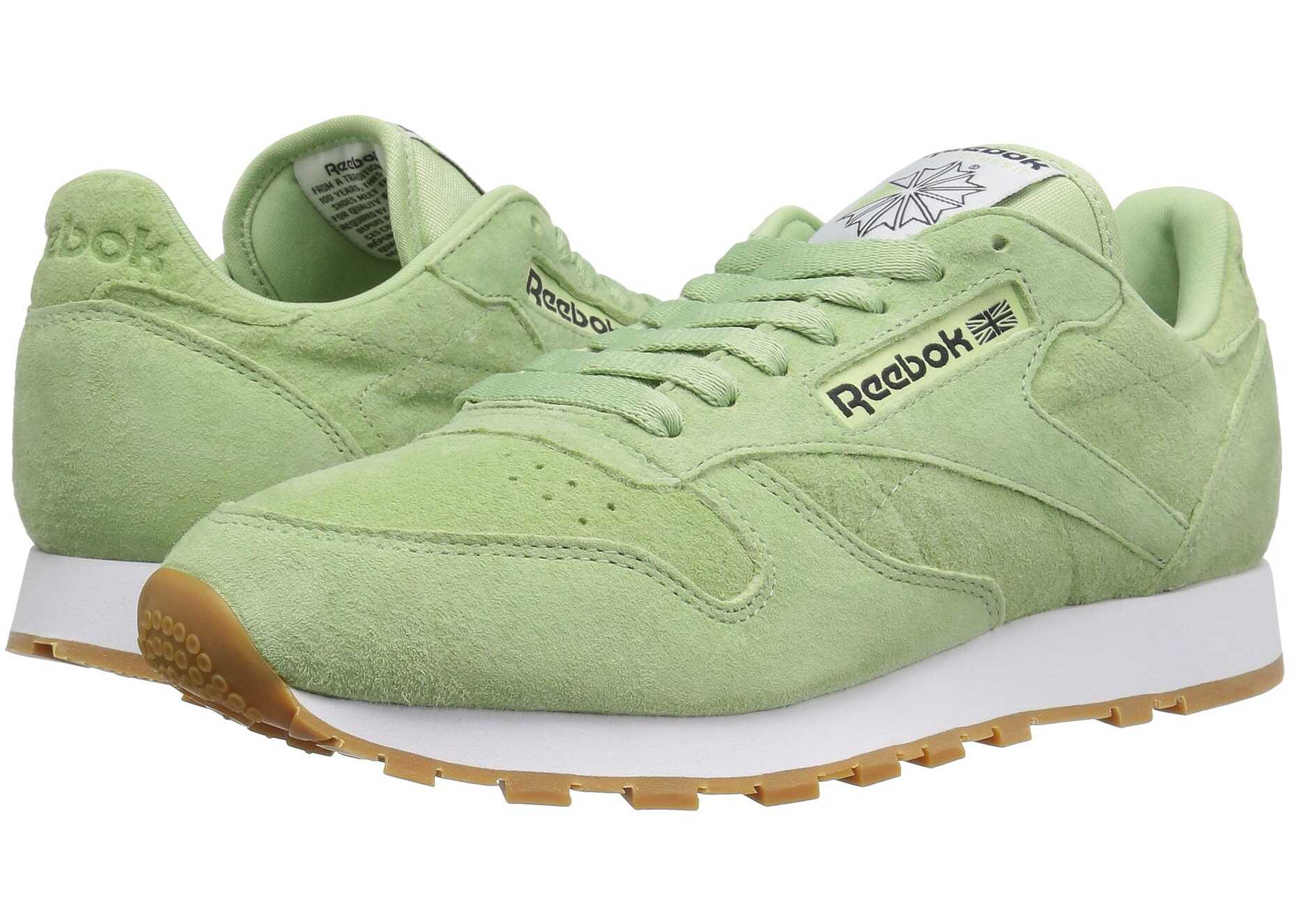 Reebok Classic Leather Pastels Aloe Green/Classic White/Coal