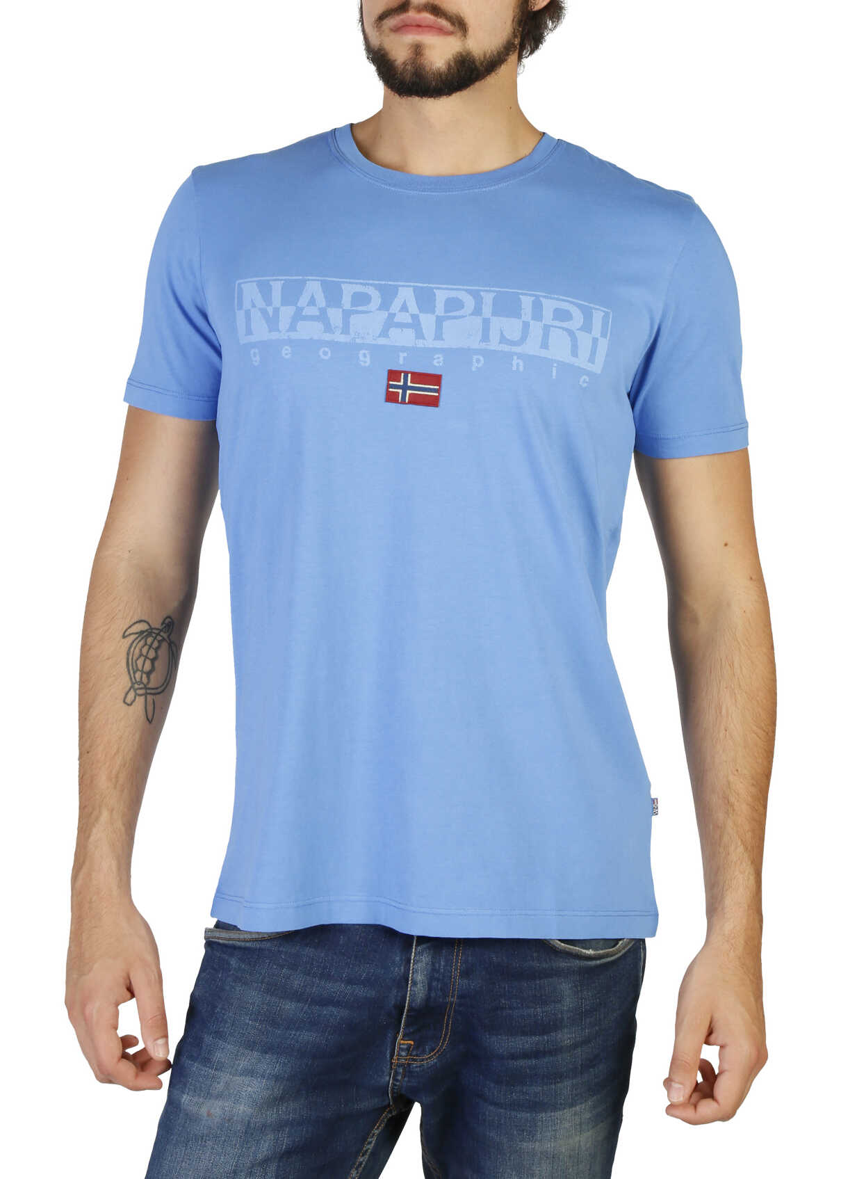Tricou Napapijri N0Yhcy Blue