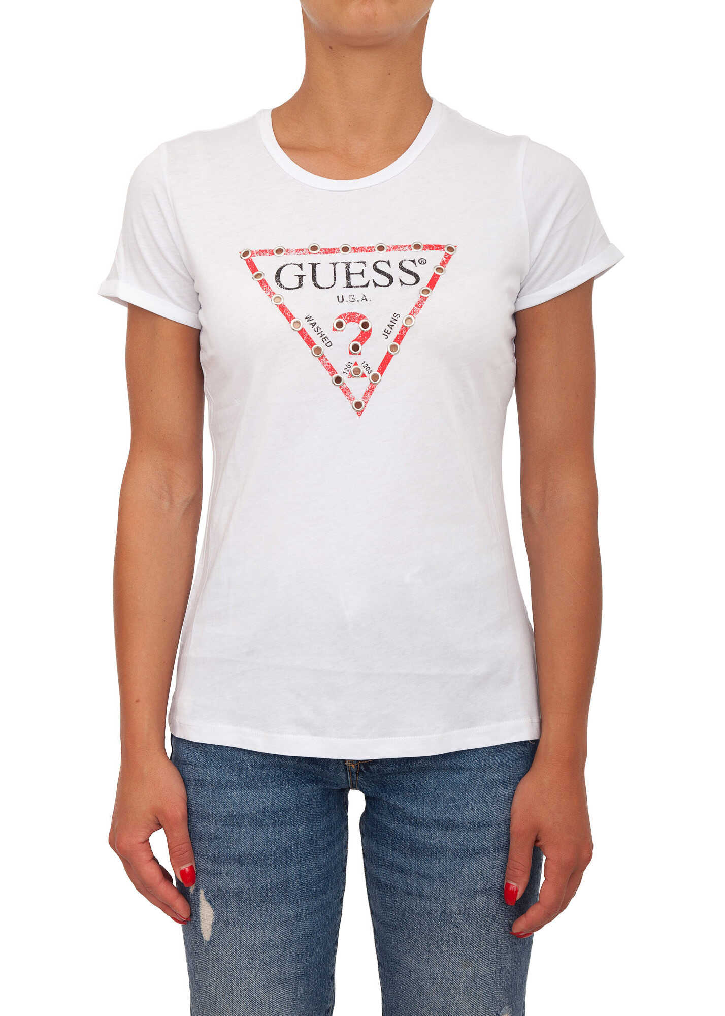 Tricou GUESS 2FDF9832 WHITE