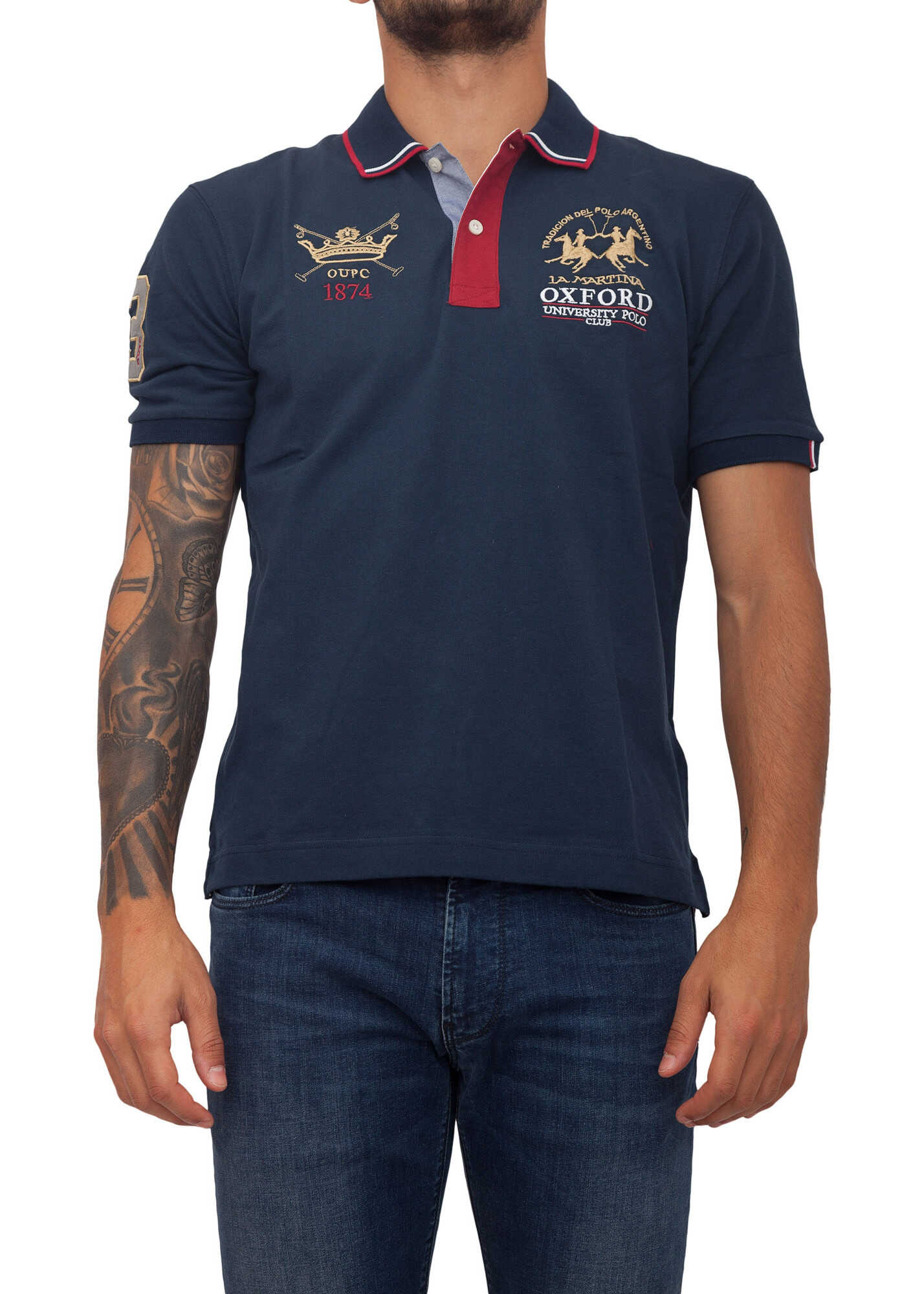 Tricou La Martina 0F37179B BLUE