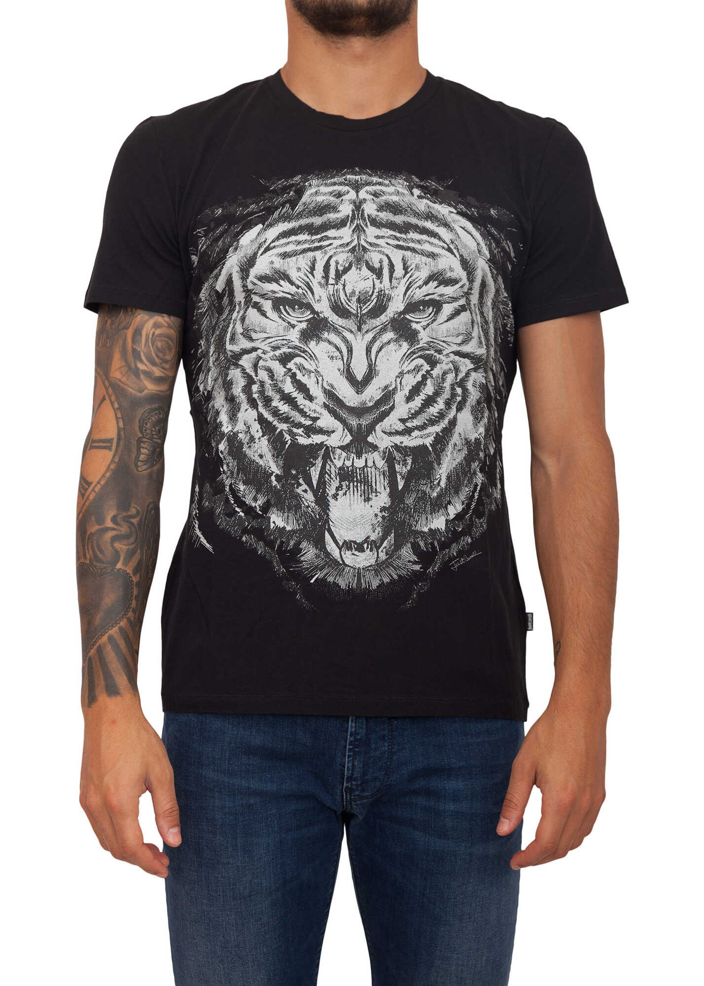 Tricou Just Cavalli 904BCD48 BLACK