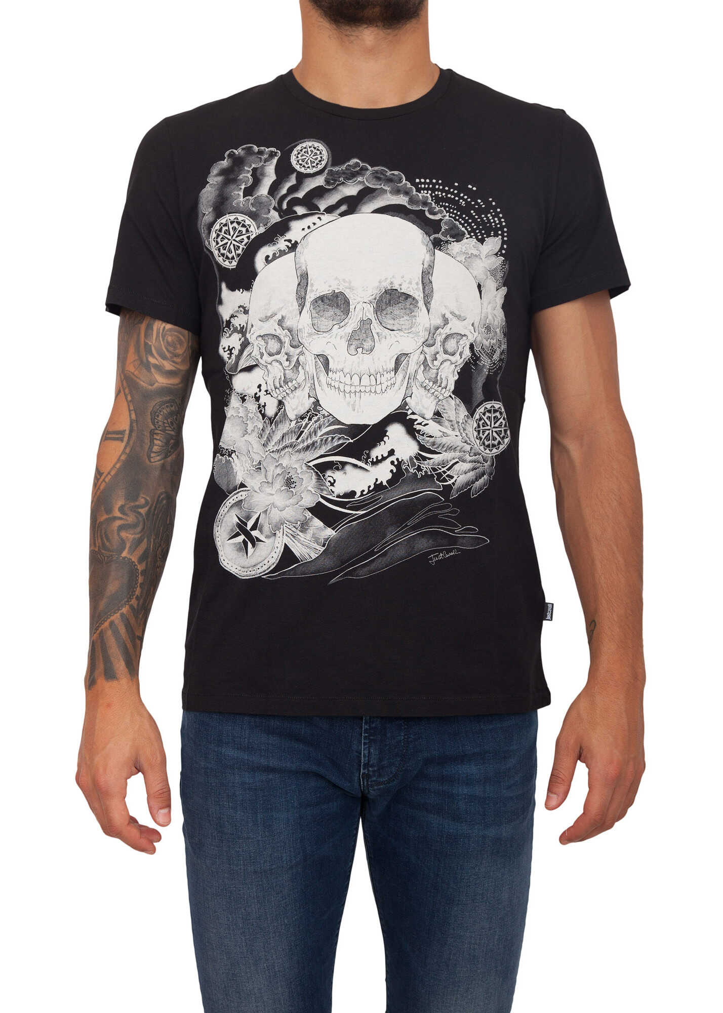 Tricou Just Cavalli 113924DE BLACK