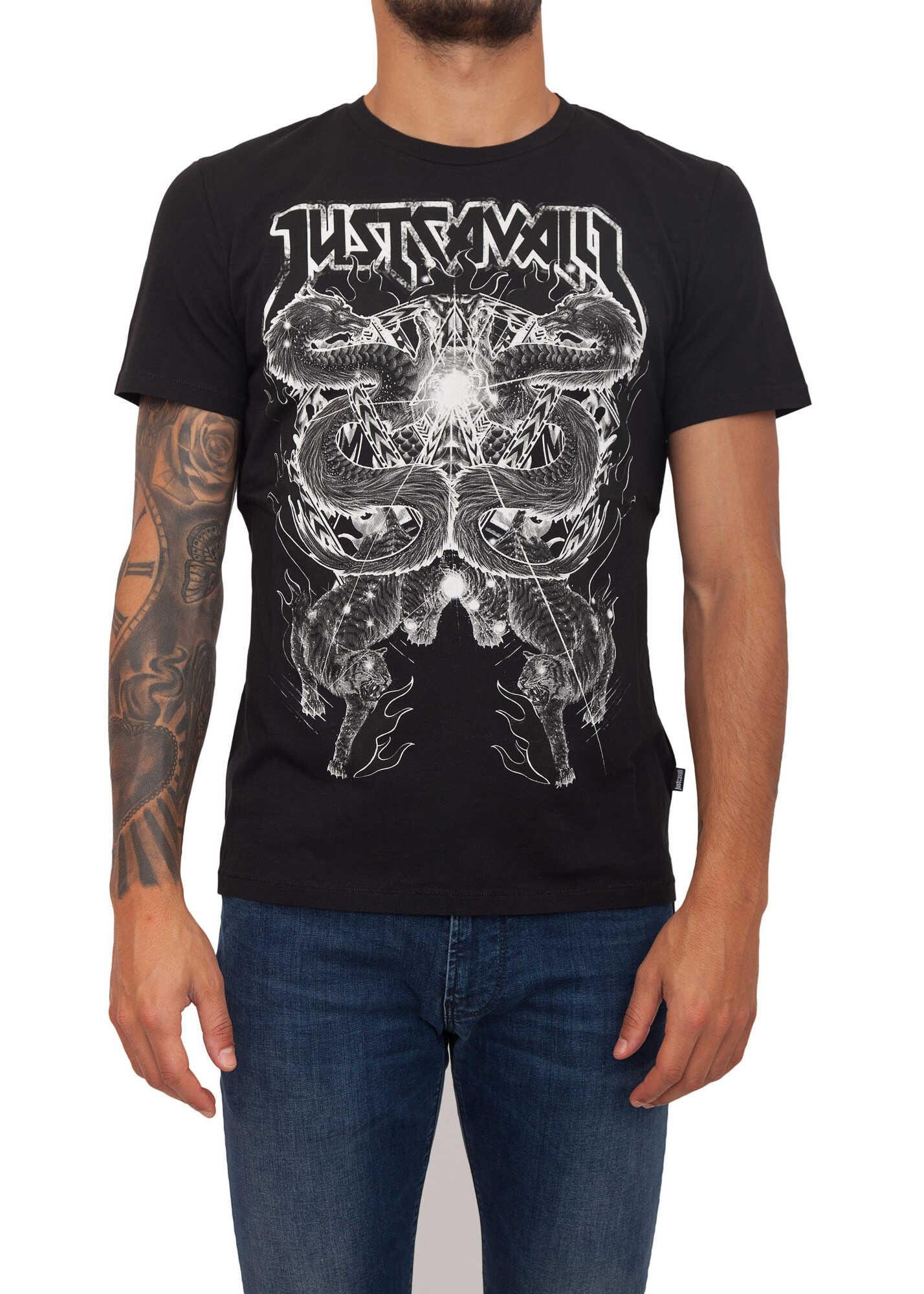 Tricou Just Cavalli 5BF7B7A0 BLACK