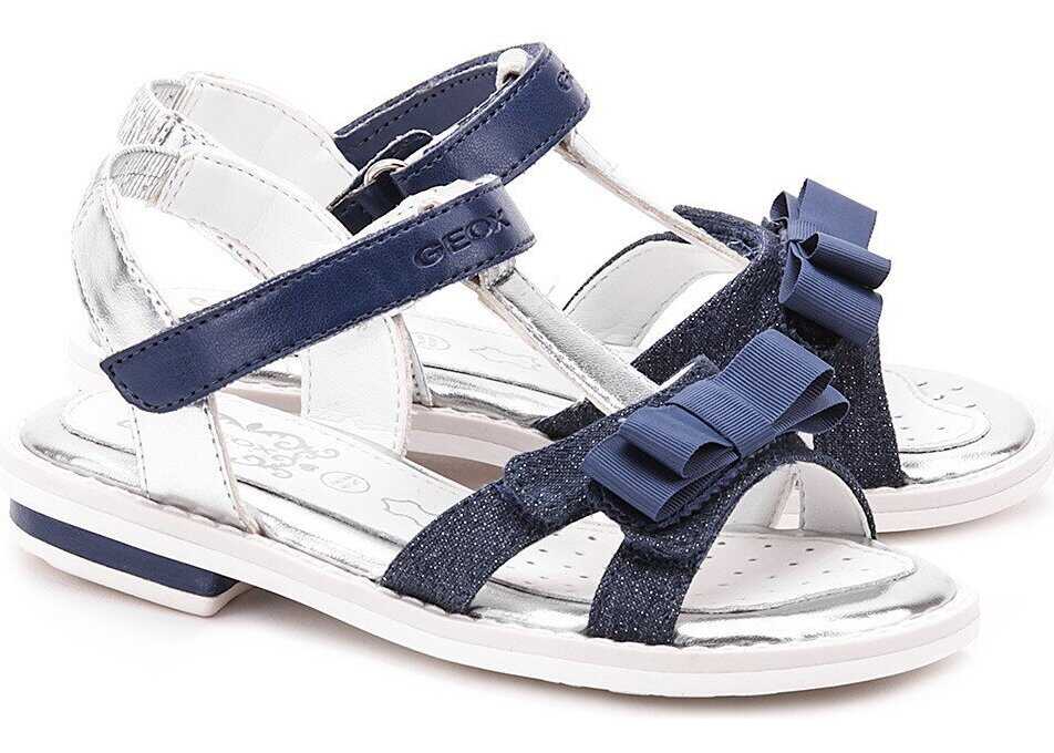 Sandala Geox Junior Giglio Granatowy
