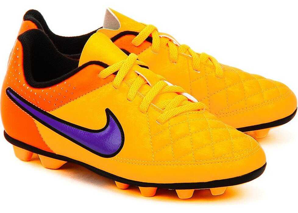 Tenis Nike JR Tiempo Rio II FG-R Pomarańczowy