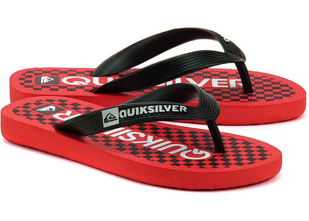 Slap Quiksilver Java Wordmark Czerwony