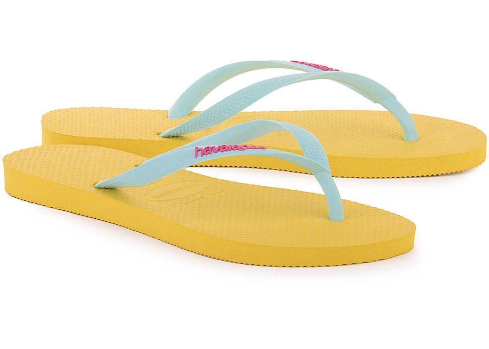 Slap Havaianas Sl Logo Pop-Up Żółty