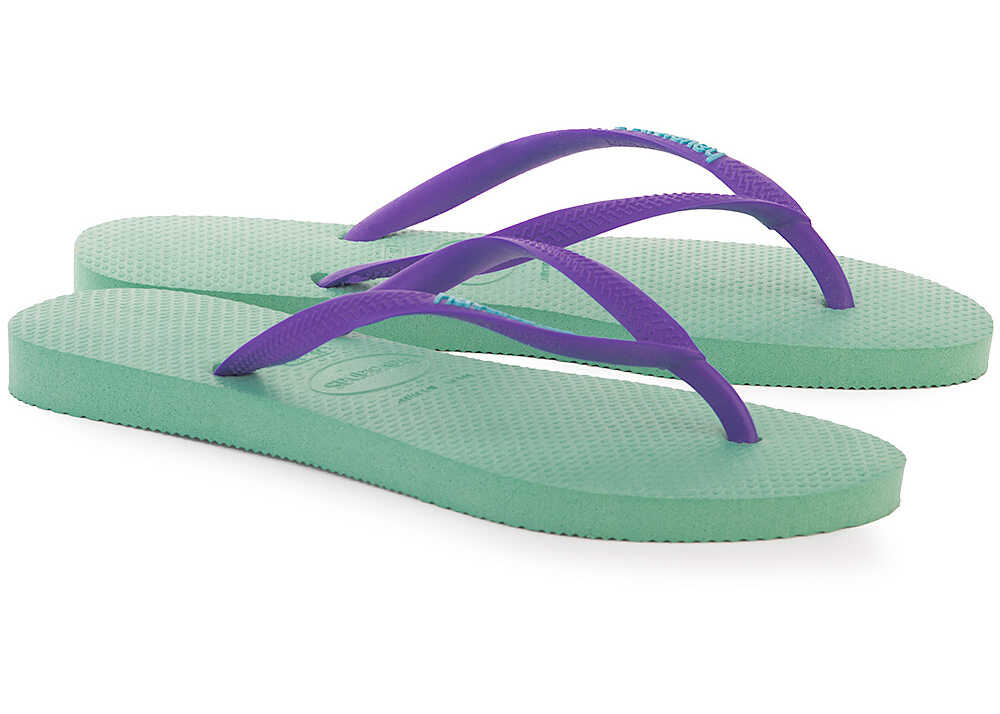 Slap Havaianas Sl Logo Pop-Up Zielony
