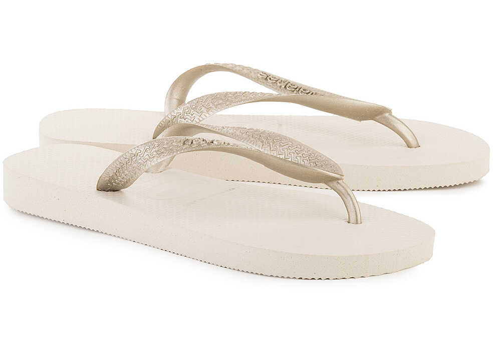 Slap Havaianas Top Metalic Beżowy