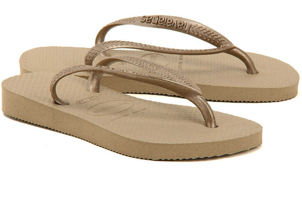 Slap Havaianas Slim Złoty