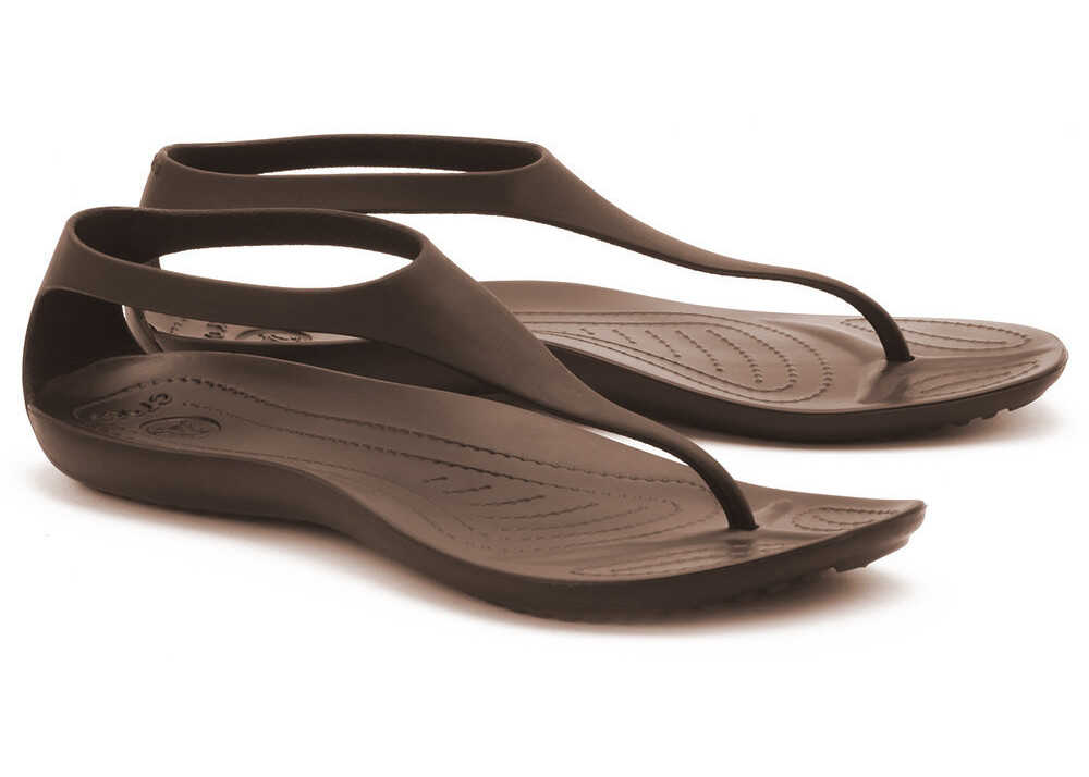 Sandala Crocs Sexi Flip Brązowy