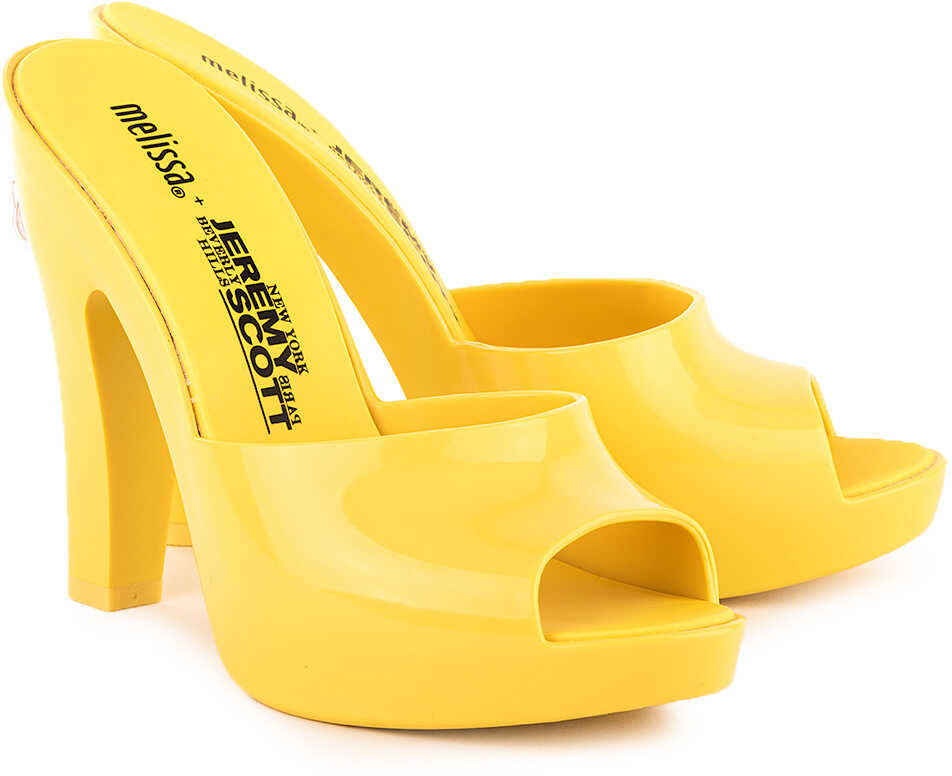 Slap MELISSA Inflatable Mule + Jeremy Scott Żółty