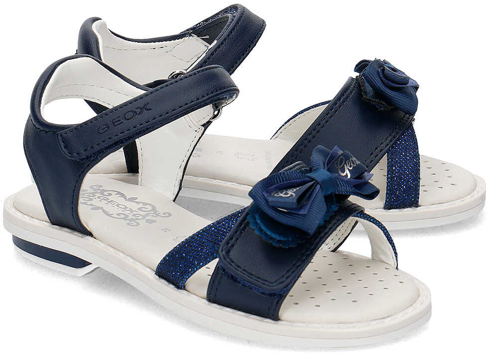 Sandala Geox Junior Sand. Giglio Granatowy