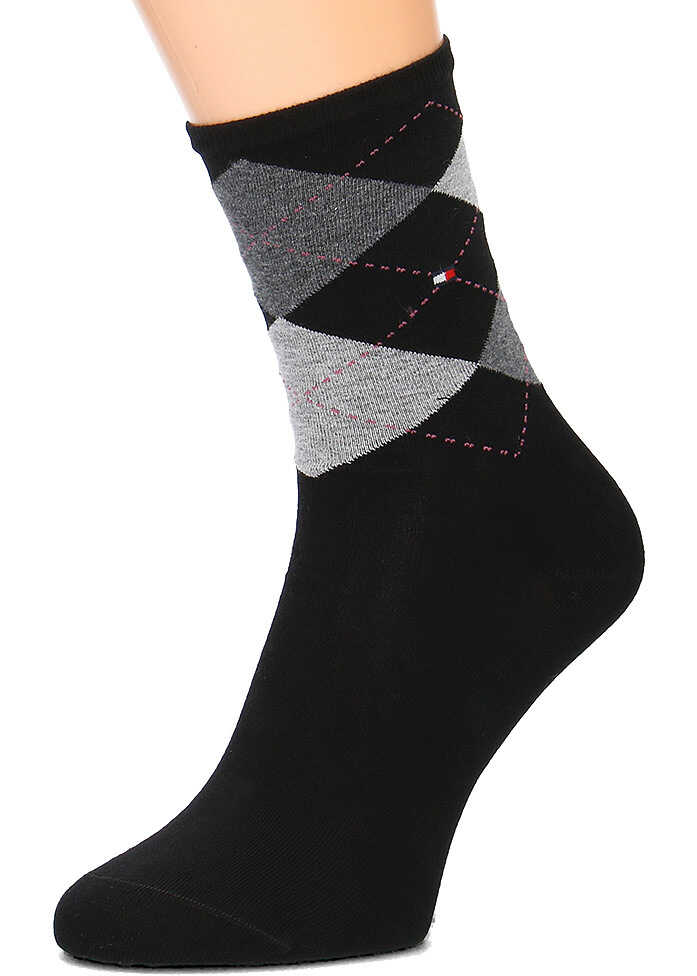 Soseta Tommy Hilfiger 2-Pack Czarny