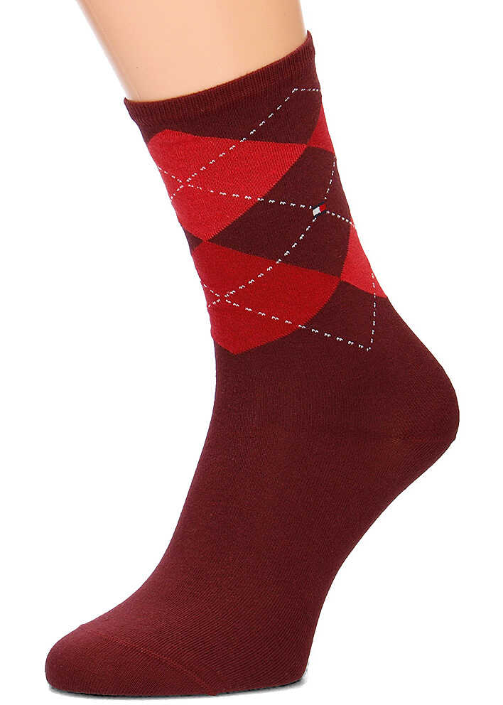 Soseta Tommy Hilfiger 2-Pack Czerwony