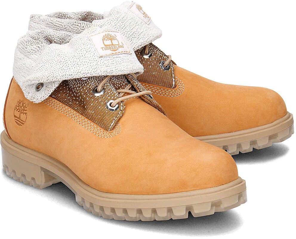Gheata Timberland Roll Top Brązowy