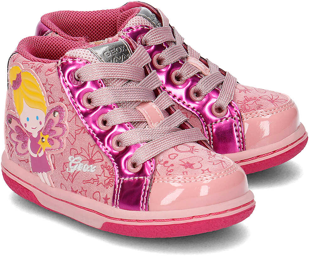 Gheata Geox Baby Flick Różowy
