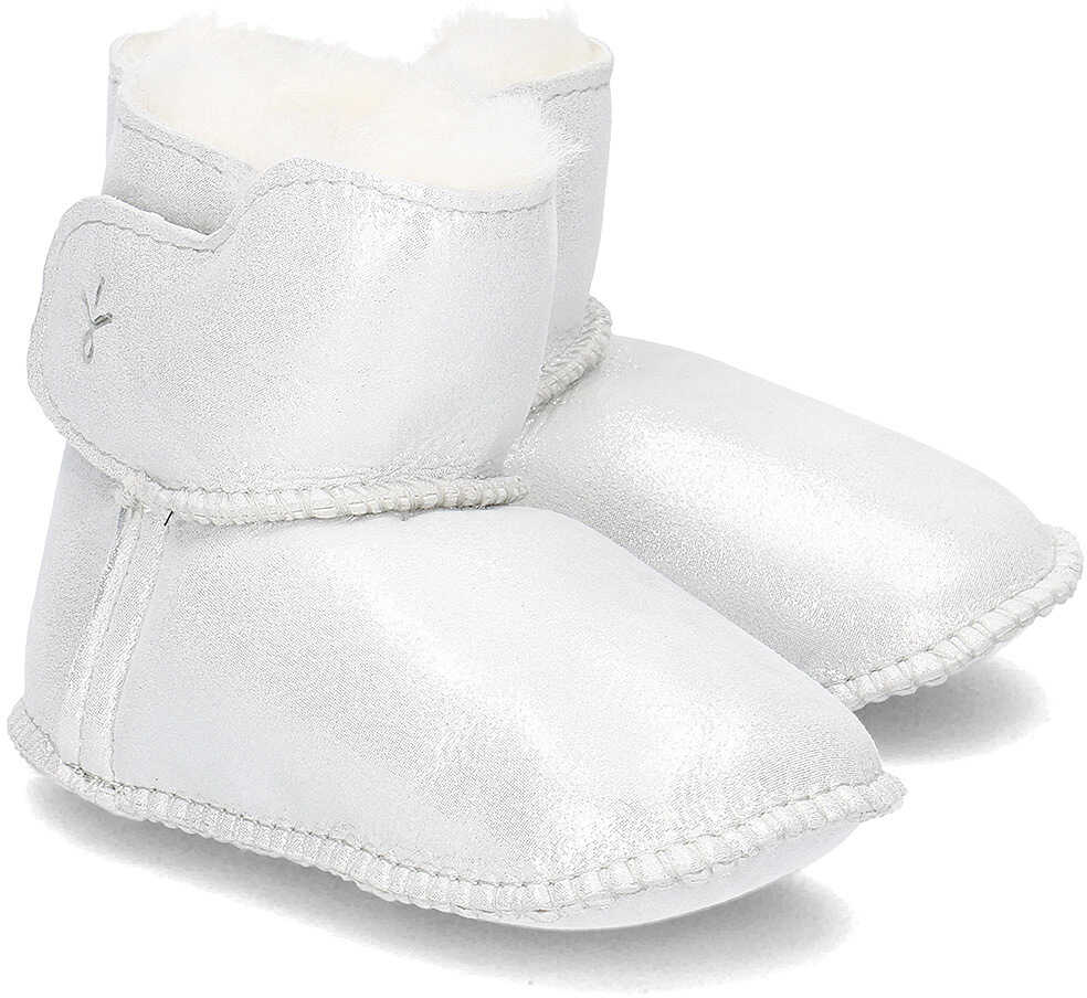 Gheata EMU Australia Baby Bootie Metallic Srebrny