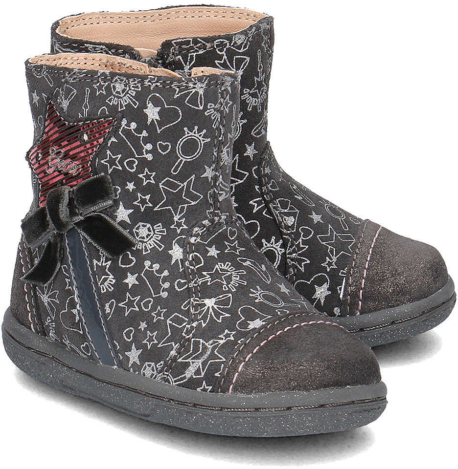 Gheata Geox Baby Flick Szary