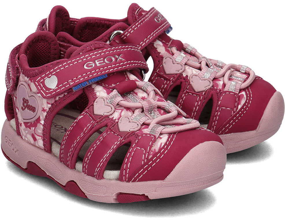 Sandala Geox Baby Sand. Multy Różowy