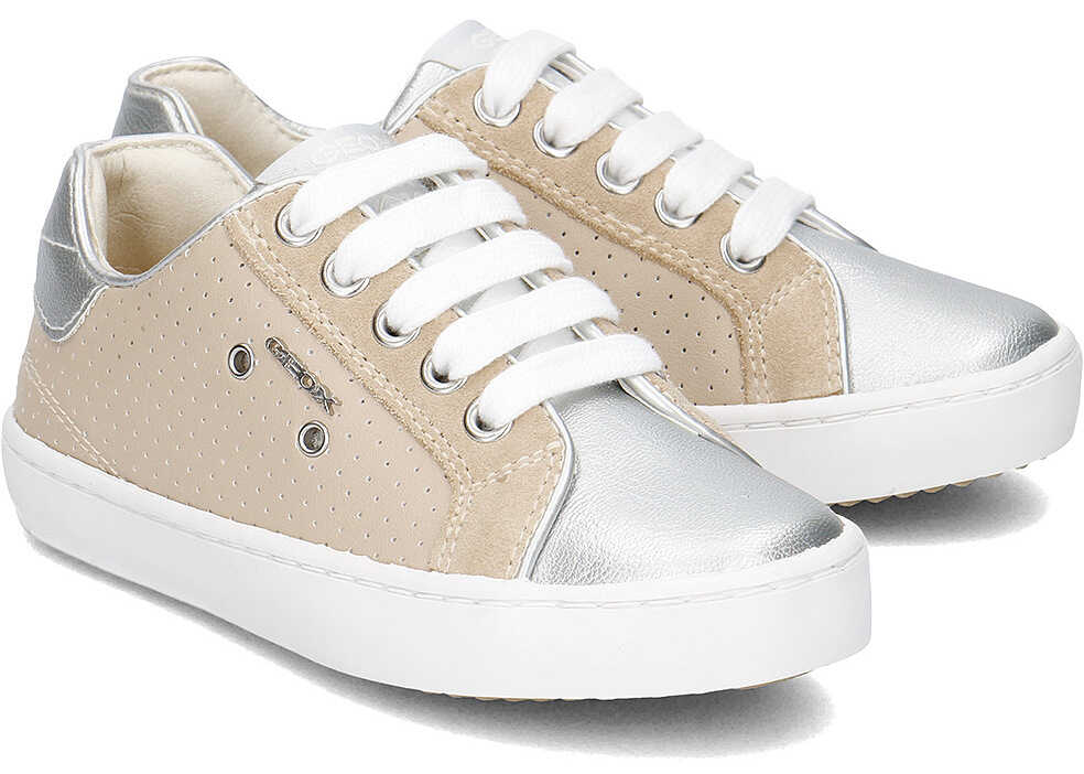Tenis Geox Junior Kiwi Beżowy