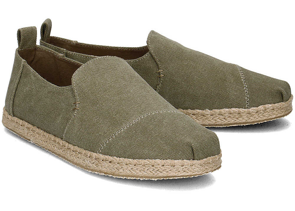 Espadrila TOMS Deconstructed Alpargata Zielony