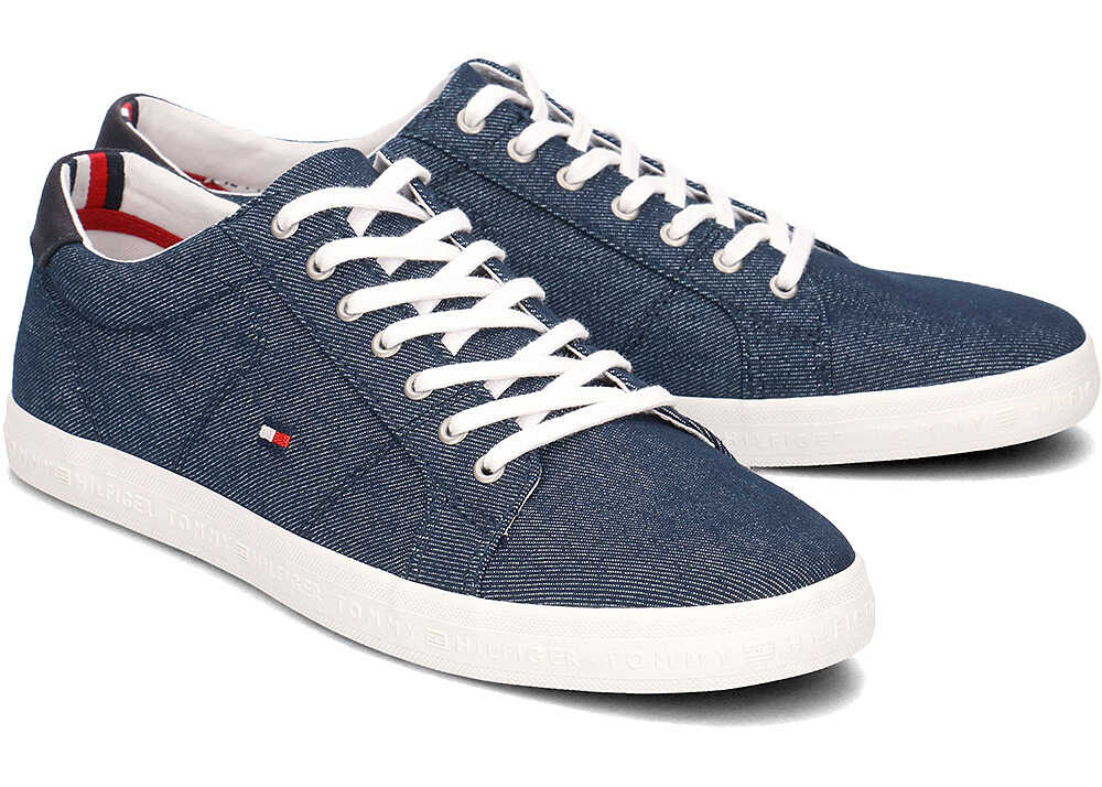 Tenis Tommy Hilfiger Essential Long Lace Sneaker Granatowy