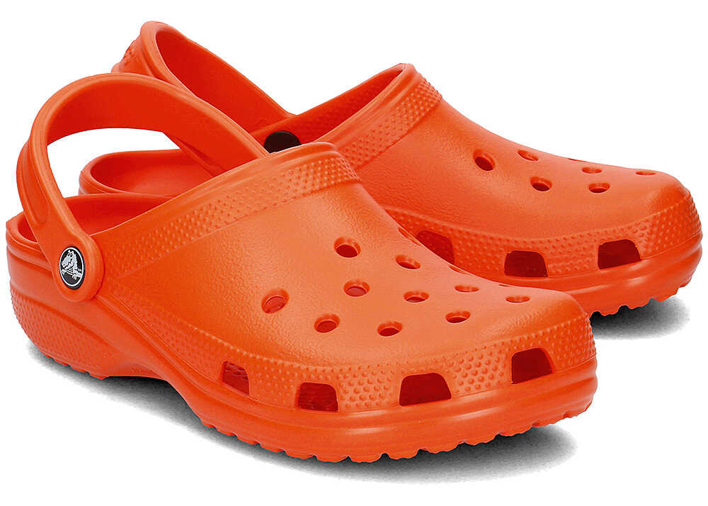 Slap Crocs Classic Pomarańczowy