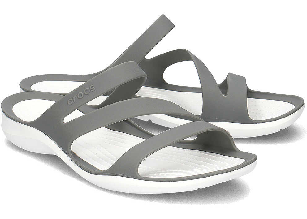 Slap Crocs Swiftwater Szary
