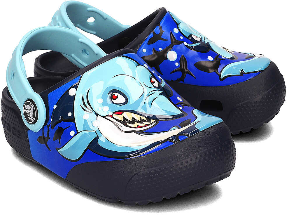 Slap Crocs Funlab Lights Niebieski