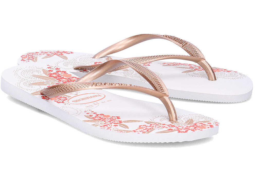 Slap Havaianas Slim Organic Biały