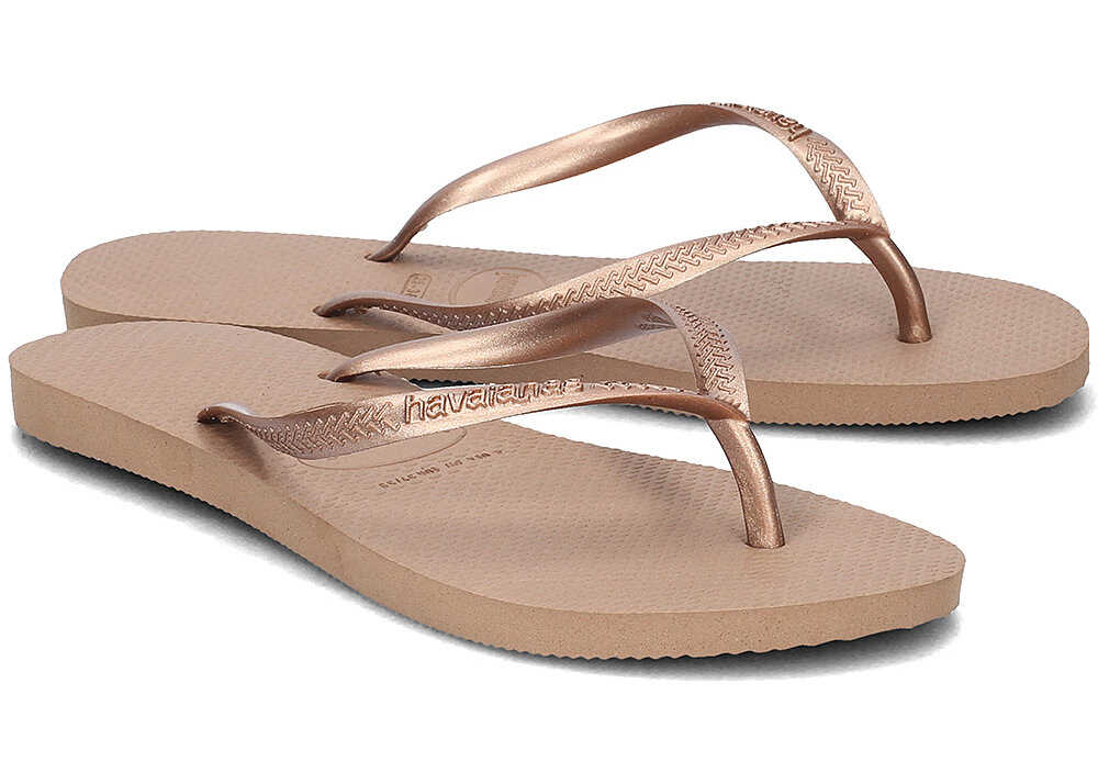 Slap Havaianas Slim Złoty