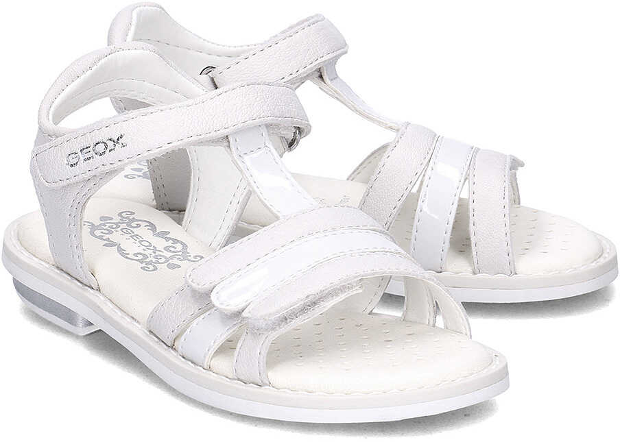 Sandala Geox Junior Giglio Biały