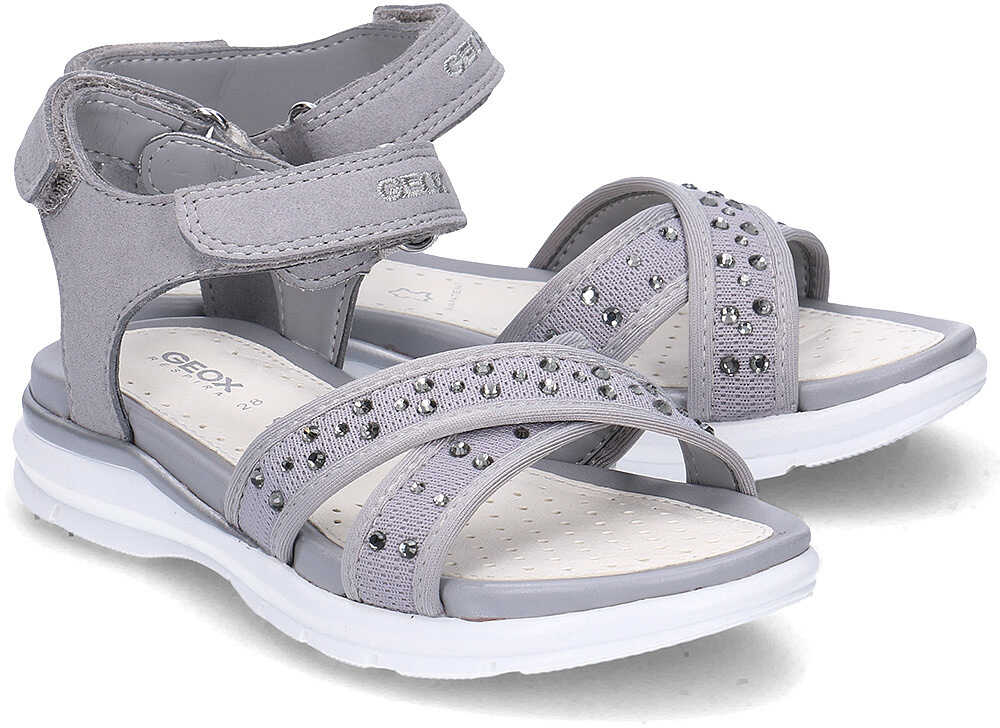 Sandala Geox Junior Sand. Sukie Szary