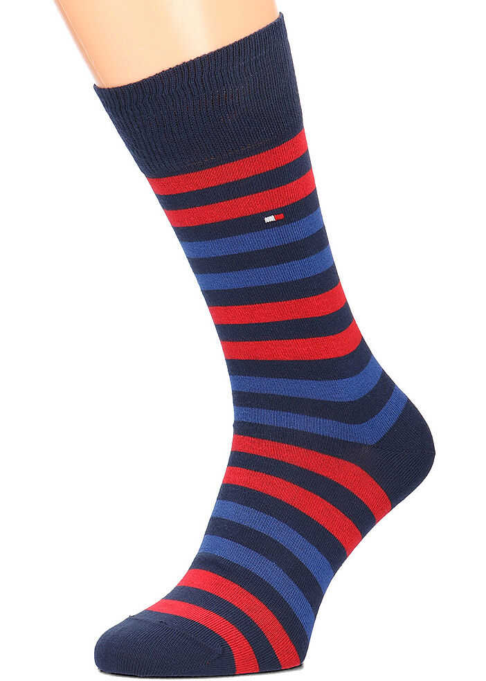 Soseta Tommy Hilfiger 2-Pack Granatowy