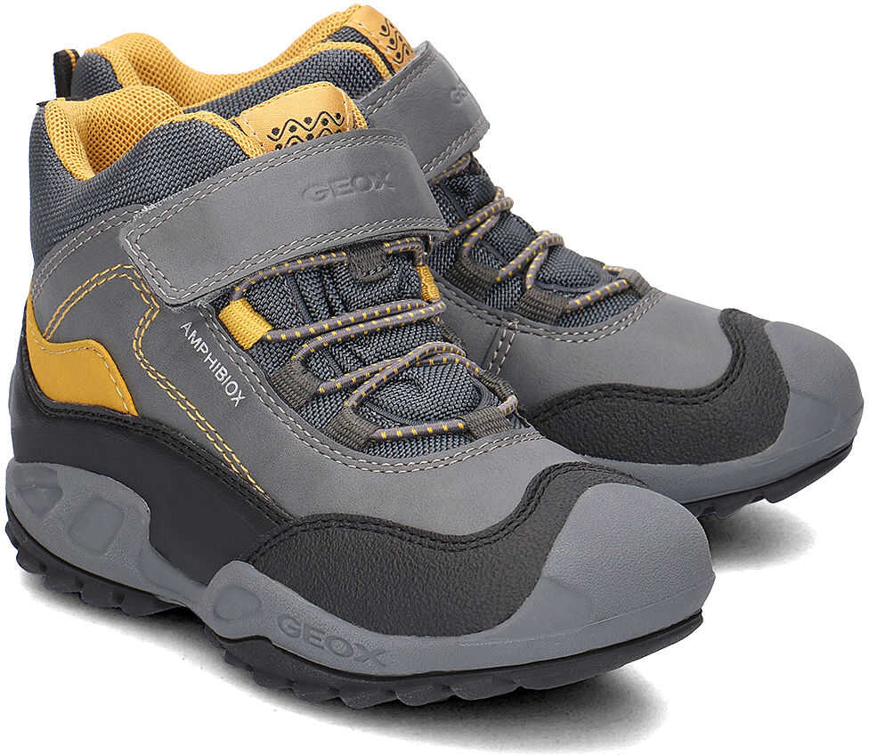 Gheata Geox Junior Savage Szary