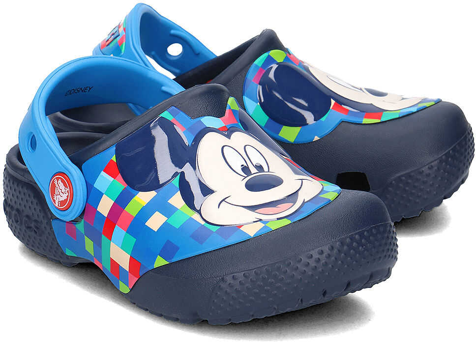 Slap Crocs Funlab Mickey Clog Niebieski