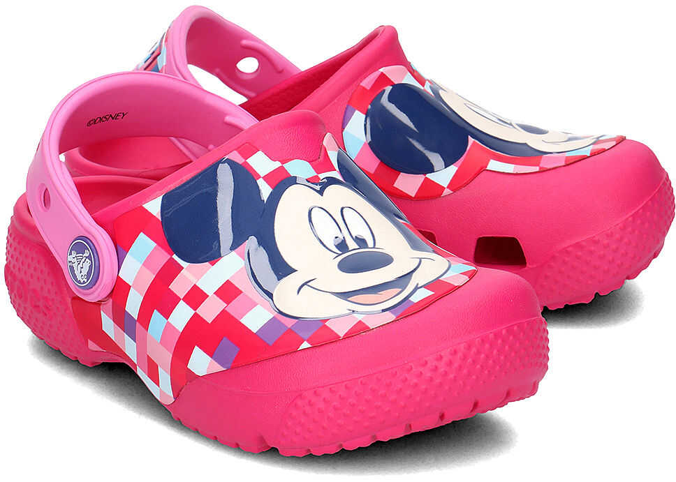 Slap Crocs Funlab Mickey Clog Różowy