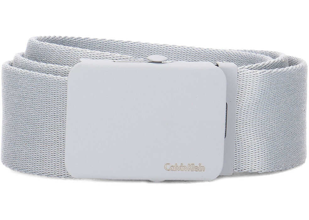 Curea Calvin Klein Canvas Adj Plaque Szary