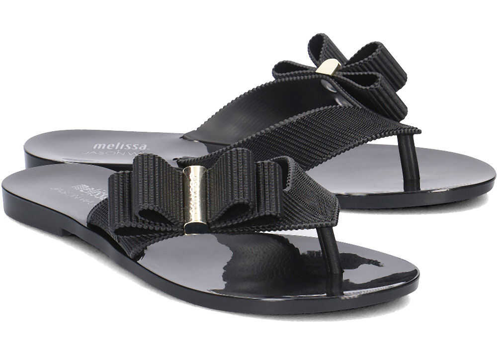 Slap MELISSA Girl + Jason Wu Czarny