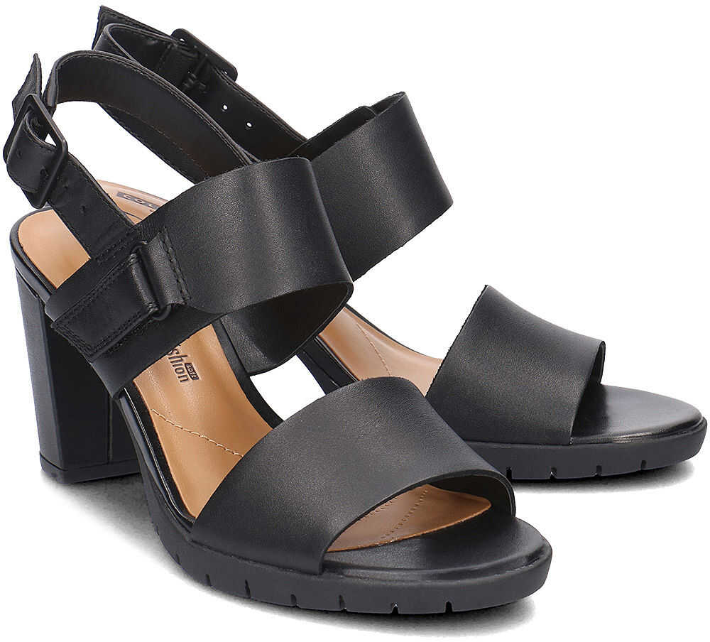 Sandala Clarks Kurtley Shine Czarny