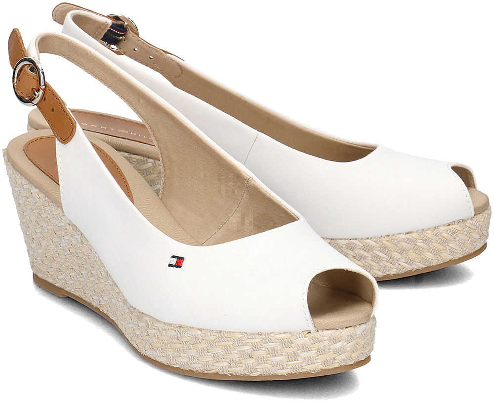 Sandala Tommy Hilfiger Iconic Alba Basic Sling Biały